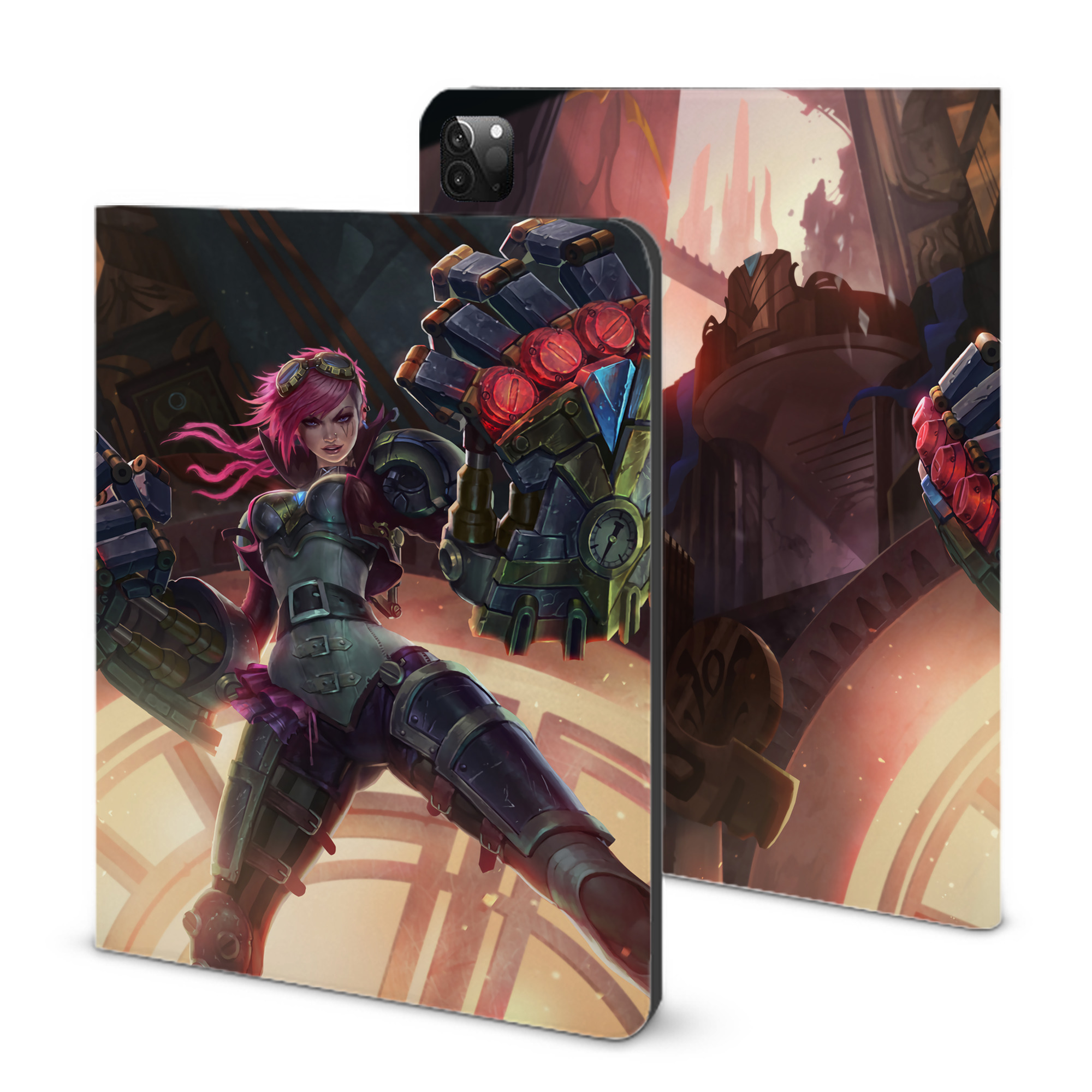 （画像用） リーグ・オブ・レジェンド League of Legends LOL IPadケース ペンホルダー付き ブックスタイルデザイン